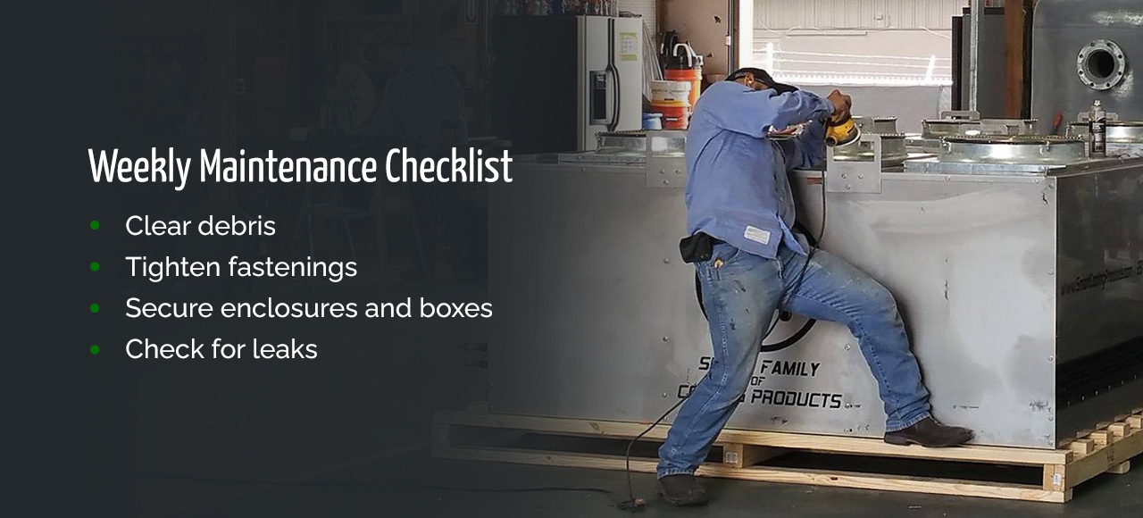 Weekly Maintenance Checklist